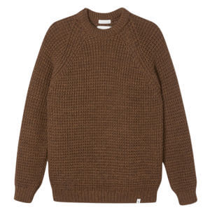 Peregrine Waffle Crew Neck Jumper